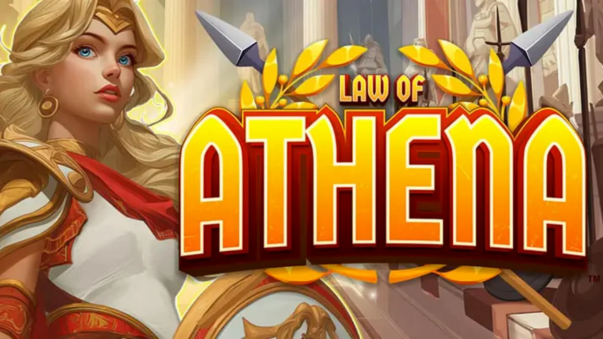 Law of Athena سلاٹ گیم کا مرکزی منظر